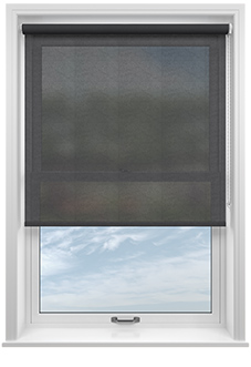Illusion, Charcoal - Twist&Fit Roller Blind